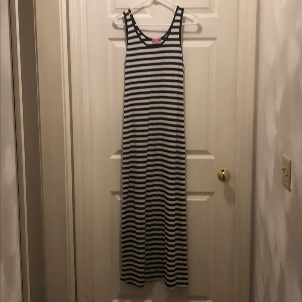 Zenana striped maxi dress
